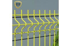 China Powder Coated 3.0mm Welded Wire Mesh Security Fence 3d Curvy Galvanized supplier