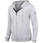 OEM Clothing Men'S Heavyweight Fleece Hooded Sweatshirt Full Zip Hoodie With Arm Zipper Pocket for sale