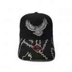 Outdoor Hip Hop Flat Embroidered Baseball Caps For Men Size 56~60 Cm for sale