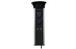 China High Safety Kitchen Pop Up Power Sockets , Pop Up Electrical Sockets Fancy Design supplier