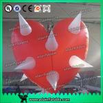 1.5m Inflatable Heart With LED Light For Valentine's Day Event Hanging Decoration for sale