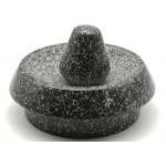 Round Stone Mortar With Pestle Set Natural Marble Granite For Kitchen for sale
