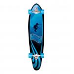 Layback Longboards Slotted Longboard Complete Skateboard - 9.75 x 40 for sale