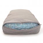 Orthopedic Foam Linen Polyester Washable Dog Bed Super Thick