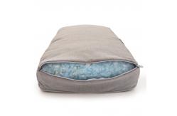 China Orthopedic Foam Linen Polyester Washable Dog Bed Super Thick supplier