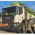 Scania Chassis 2019 Zoomlion Concrete Pump Truck 63 Meters Original Condition Vehicle for sale