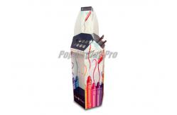China Paper Floor Hook Display Stand Creative Design 24 Hooks Clear Pen Holders supplier