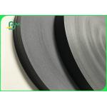 60GSM FDA Eco - Friendly Solid Black Paper In Reel For Drinking Straws