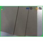 889 * 1194 mm Grey Cardboard Sheets , 250g 300g Two Sides Straw Board Paper For Core for sale