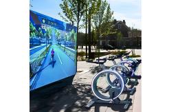 China VR Interactive Gaming Projector System Bicycle Interactive Games Projector supplier