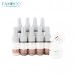15ml/Bottle Famisoo Permanent Makeup Kit Liquid Pigment Set For Eyebrow for sale