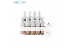 China 15ml/Bottle Famisoo Permanent Makeup Kit Liquid Pigment Set For Eyebrow supplier