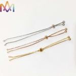 SS316 Adjustable Slider Chain Bracelet for sale
