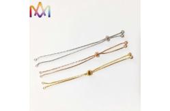 China SS316 Adjustable Slider Chain Bracelet supplier