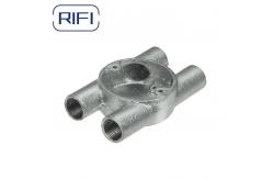 China Conduit 20mm Terminal Box 1 Way Malleable Iron Hot Dip Galvanized Finish supplier