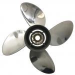 X19 Stainless Steel Outboard Motor Propellers , 110hp Outboard Propeller for sale