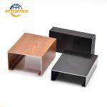 Matte Black Aluminum Door Profile Customized T5 Aluminum Door Frame Profile for sale