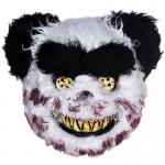 China Halloween Animal Latex Masks 22*35cm Full Face Plush Bear Mask manufacturer