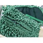 Green 16*95cm Tassels For Laundry Hotel Microfiber Wet Mop Pads for sale