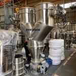 PLC Controlled Twin Continuous Vacuum Conveyor Systems For Graphite Carbon Powder