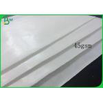 Food Grade And Greaseproof 45GSM MG White Kraft With One Side Coated