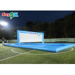 Water Park Games Large Pool Inflatable Volleyball Field Inflatable Water Tennis Court For Sport Games for sale