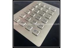 China 4x6 matrix Backlit Vandal Resistant Keyboard 24 Key Digital Metal Keyboard supplier