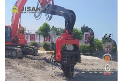China Used / Old Sheet Excavator Mounted Pile Hammer Vibratory Pile Driver supplier