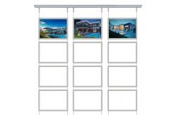 China Acrylic Poster Display Led Poster Frame Led Slim Crystal Advertising Light Box supplier