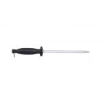 Solid Steel Sharpening Rod , Ceramic Rod Sharpener For Knife Sharpening