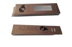 China Custom Recycled Paper Packaging Boxes Print With Window For Hair Extension supplier
