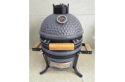 China Kitchenware Dark Grey 12.5 Inch 31.8cm Small Ceramic Grill supplier
