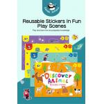 Discover Game Reusable Animal Stickers , Imaginative Reusable Stickers For Kids for sale