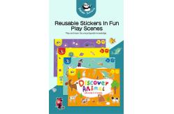 China Discover Game Reusable Sticker Book supplier