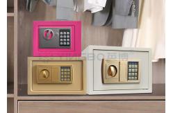 China Gold 3 Bolts 2keys Electronic Digital Steel Security Safe 8.5L 310x200x200mm supplier