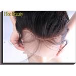 Wholesale Lace Frontal Ear to Ear 100% Human Straight Hair Extension for sale