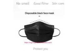 China Black earloop Disposable Protective Face Mask 50pcs/box  Anti Pollution supplier
