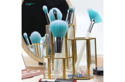 China White Handle ISO9001 8pcs Travel Makeup Brush Set supplier