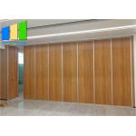 Office Temporary Divider Aluminum Frame Sliding Folding Movable Wall Partitions for sale