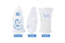 China 10Lb LDPE Plastic Ice Bags With Drawstring Closure supplier