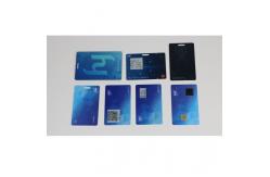 China 1.02 Inch Ink Screen Rechargeable Credit Card With Fingerprint supplier