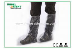 China Factory Transparent PE Plastic Boot Cover Disposable Lightweight Waterproof supplier