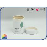 White Paper Core C1S Printed Cylinder Containers Matte Lamination for sale