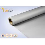 32 Oz Rubber Silicone Coated Fiberglass Fabric Material Anti Fire Curtain for sale