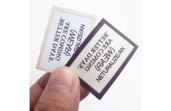 China Matt / Shiny Surface Screen Printed Label Washable For Fabric supplier