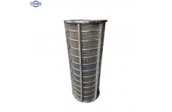 China High quality v wedge wire screen 200 micron johnson strainer screen pipe supplier
