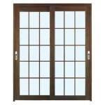 Standard Interior PVC Sliding Door Indoor Glass Sliding Door Customizable Colors for sale