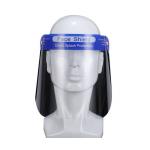 Fluid Resistant Full Cover Disposable Face Shield , Medical Face Shield Visor for sale