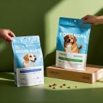 Stand Up Pet Food Packaging Bag with BPA Free Lamination 1KG to 25KG Custom Sizes Available for sale