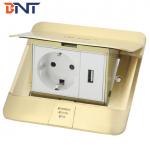 usb connector waterproof design copper floor socket for sale